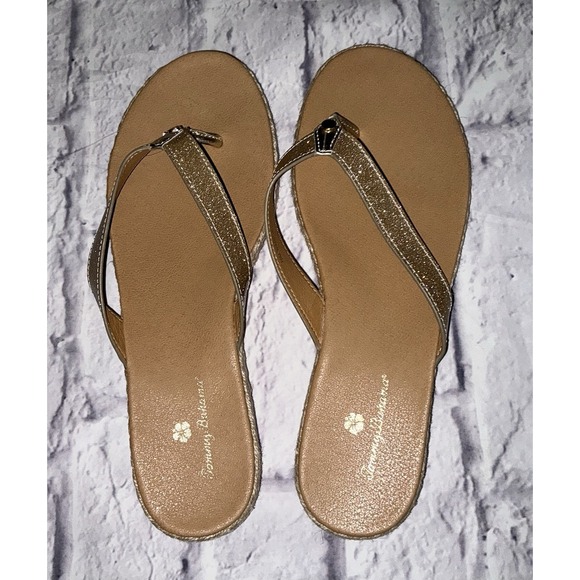 Tommy Bahama Glitter Strap  Slip On Flip Flop Sandal Women's‎ 10 - Picture 1 of 5